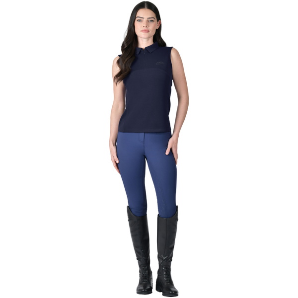 2026 WeatherBeeta Womens 37.5 Sleeveless Polo T-Shirt 1029992 - Navy